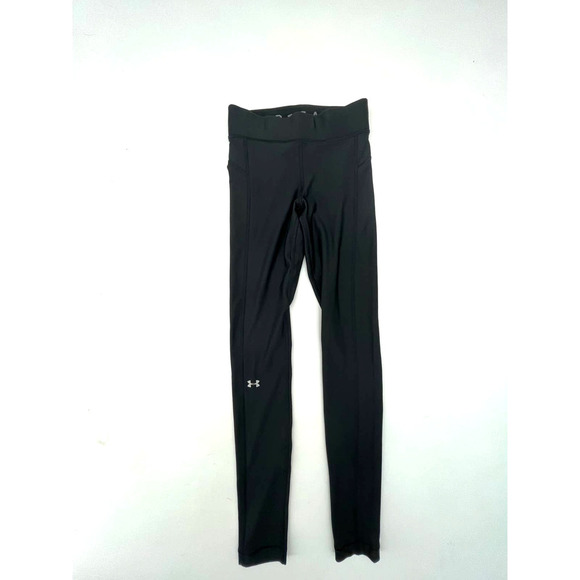 UNDER ARMOUR WOMEN'S HEATGEAR LEGGINGS BLACK SIZE XS NWT - Picture 4 of 4